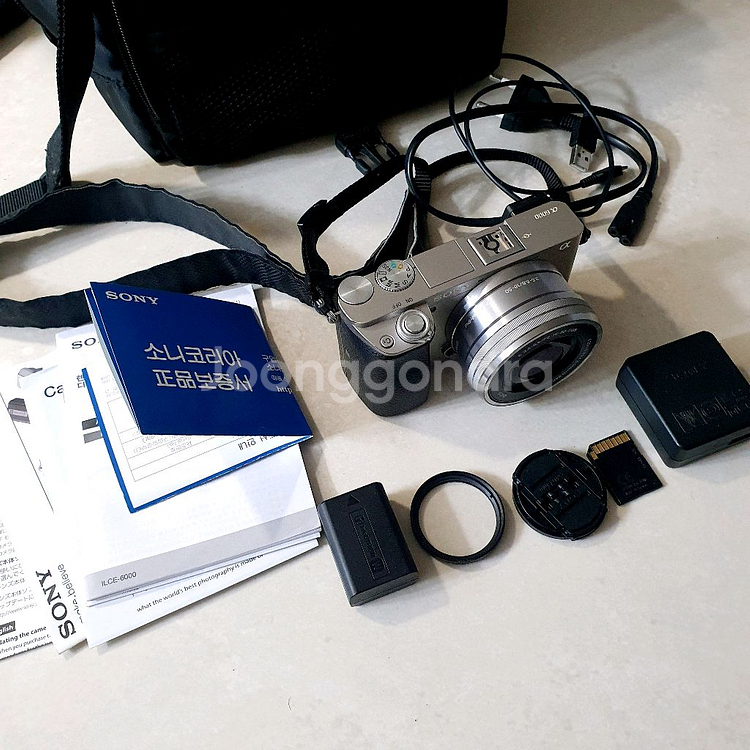 소니정품 A6000+1650렌즈킷+32GB+소니정품가방--0