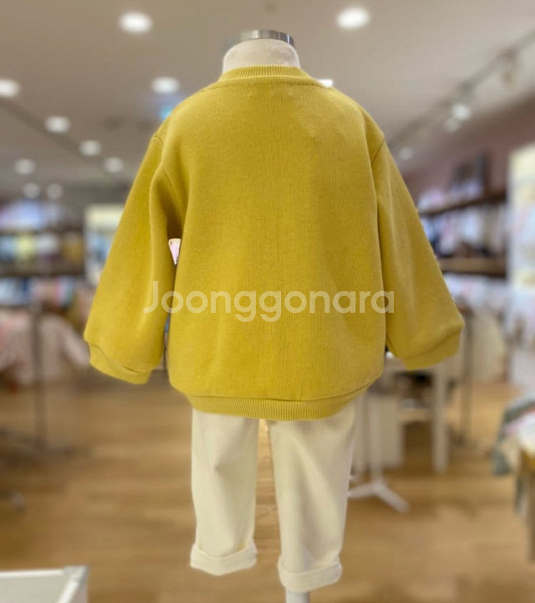 (새상품) 블루독베이비 도기가디건상하세트 110사이즈--2