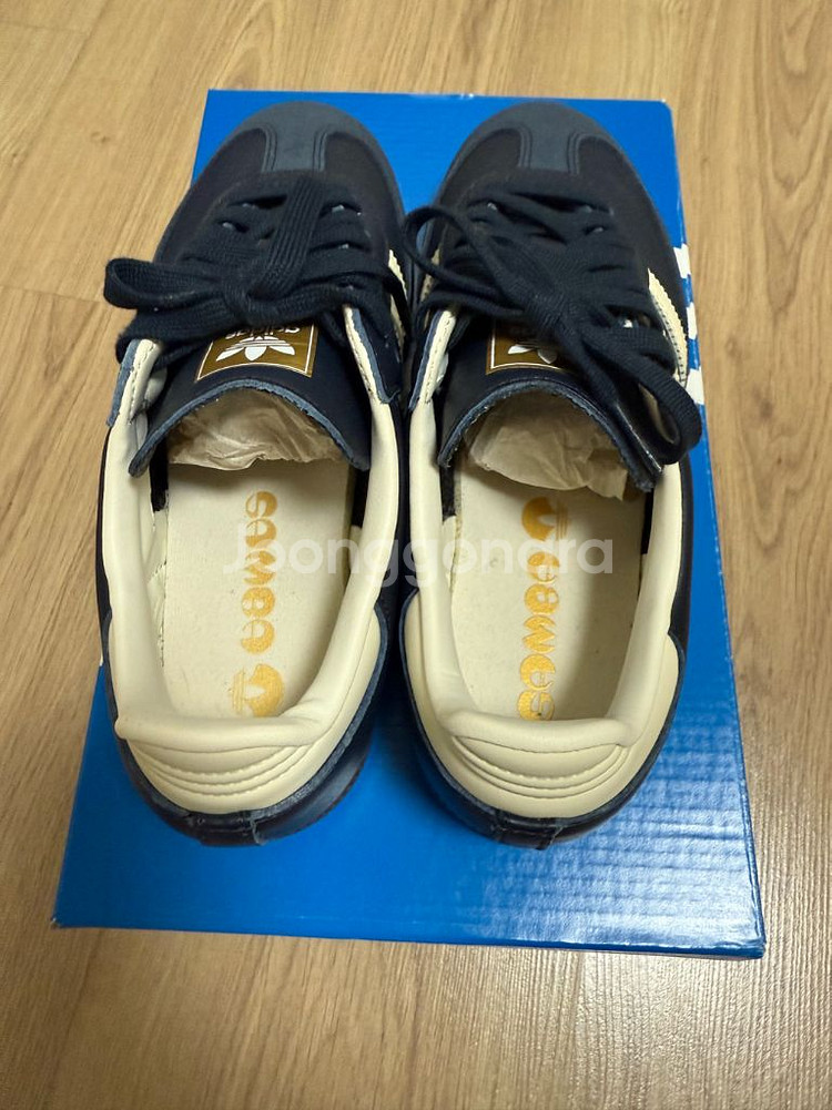 아디다스 삼바 네이비/화이트 235(1회 착용)--3