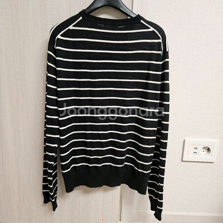 더캐시미어 스트라이프 니트--7