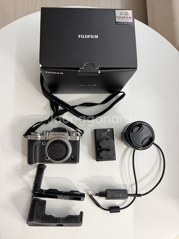 후지 X-T4 실버 풀박 1855 렌즈 풀세트--0