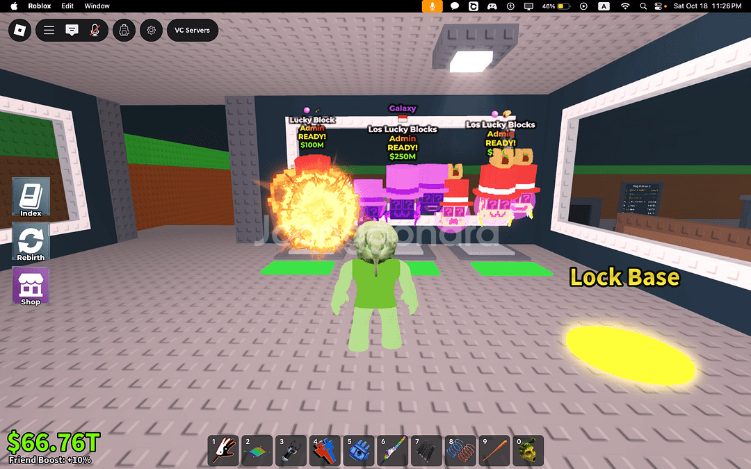 브레인롯 훔치기 어드민, 로스 어드민 럭블--3