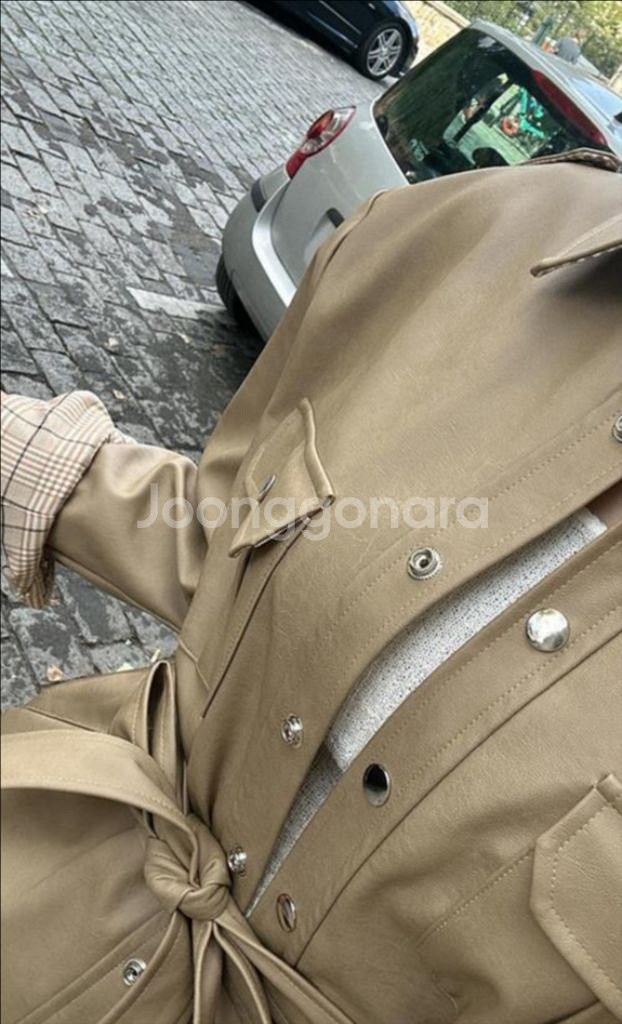 마리마켓 / 크랙 사파리 가죽자켓--3