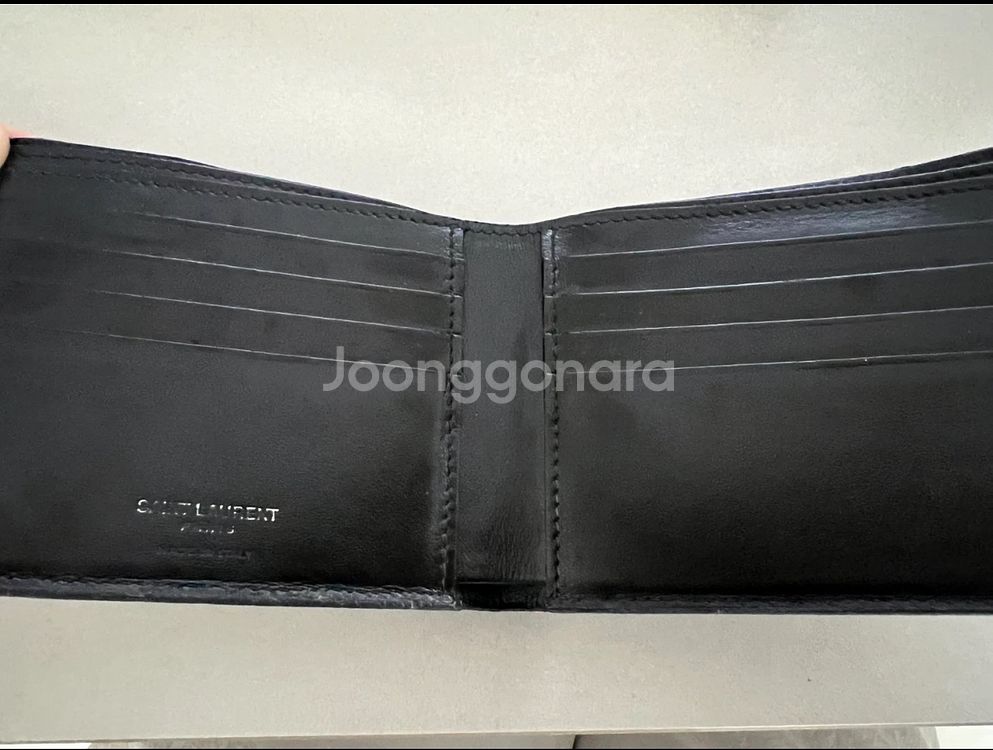 생로랑 남성 반지갑--1
