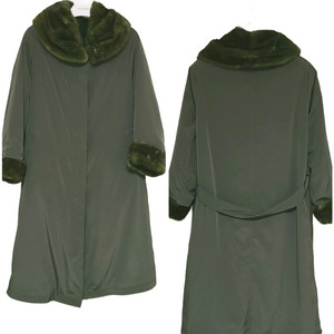 밍크트리밍 코트/여66