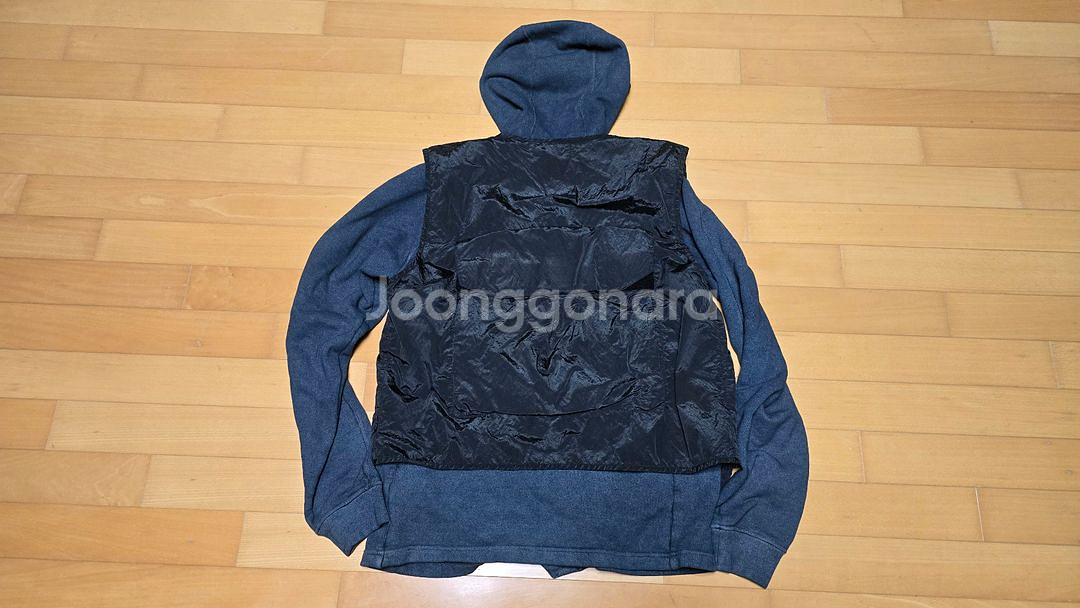 스톤아일랜드 섀도우 후드 집업 + 조끼 세트--1