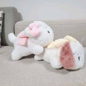 2개 미코즈 인형 무스 수플레 라잉인형 강아지 고양이