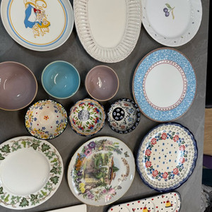 예쁜 접시 일괄판매
