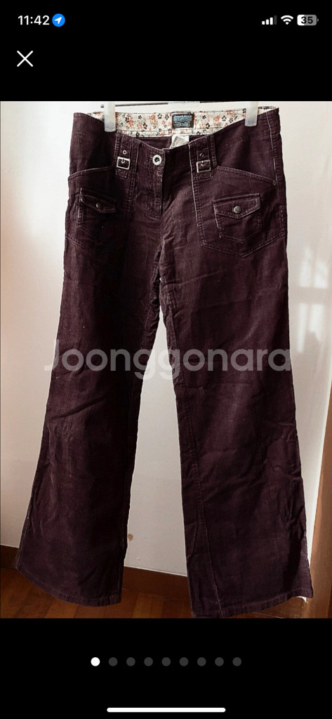 잭앤질 골덴 바지 66--0