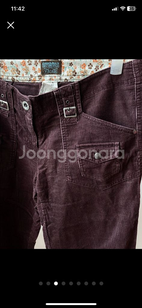 잭앤질 골덴 바지 66--2