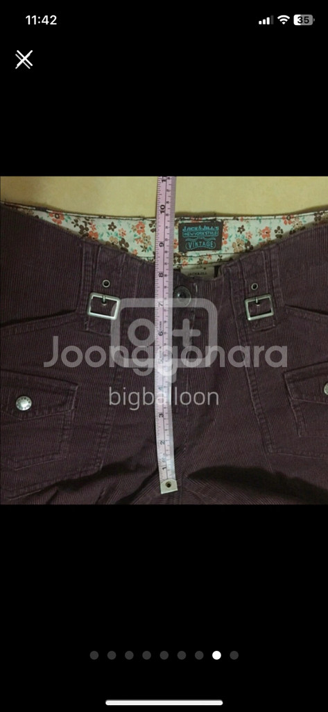 잭앤질 골덴 바지 66--7