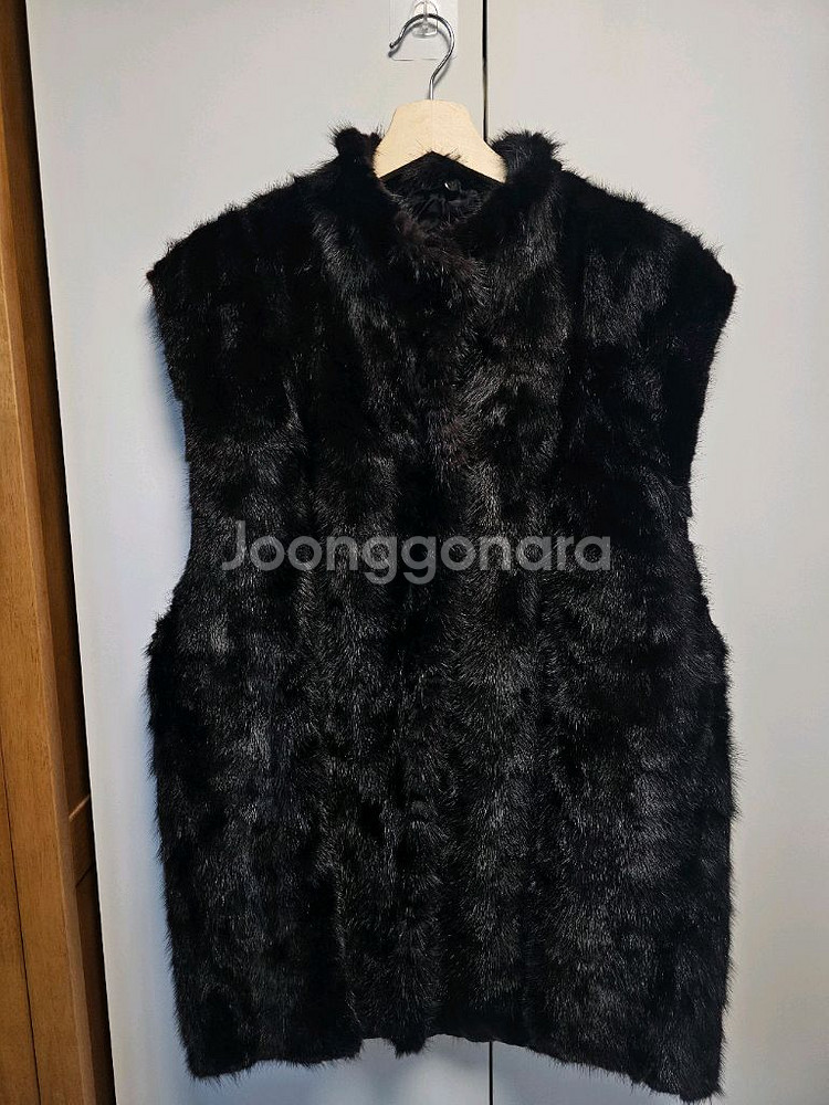 밍크 조끼 팝니다(하프기장)--0