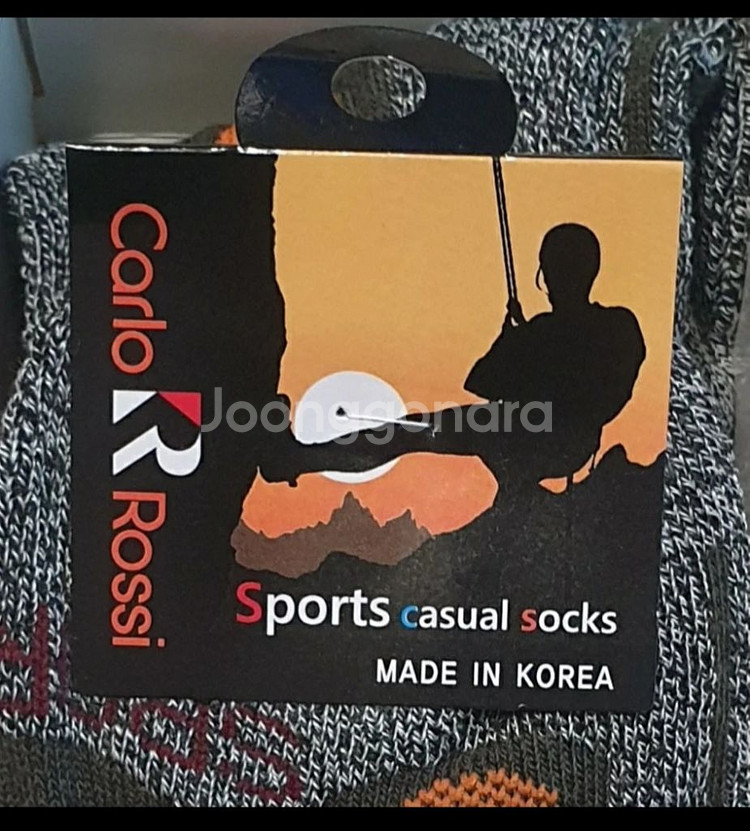남성용 중목 등산양말 새상품--2