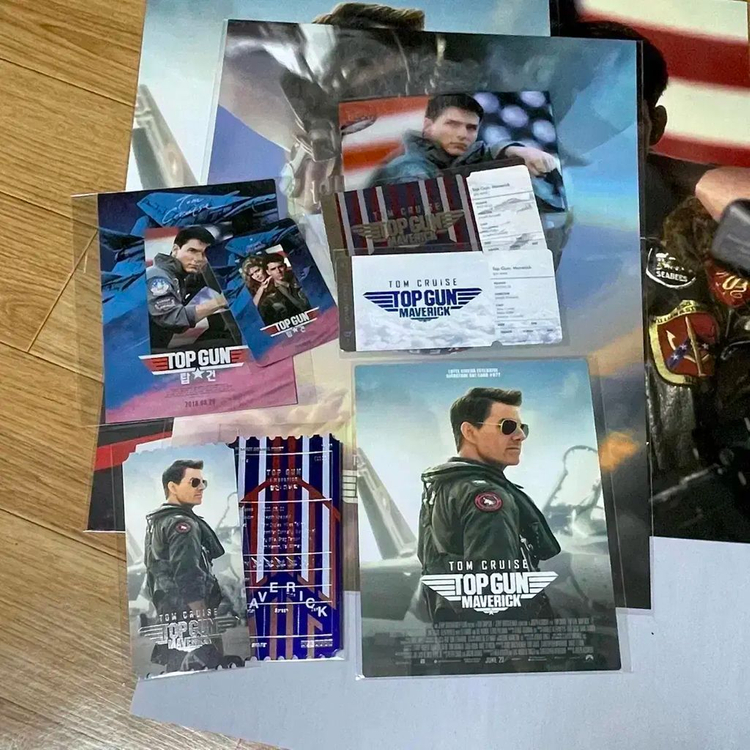 탑건 매버릭 아이맥스4DX포스터 재개봉해군 아트카드오티 이미지