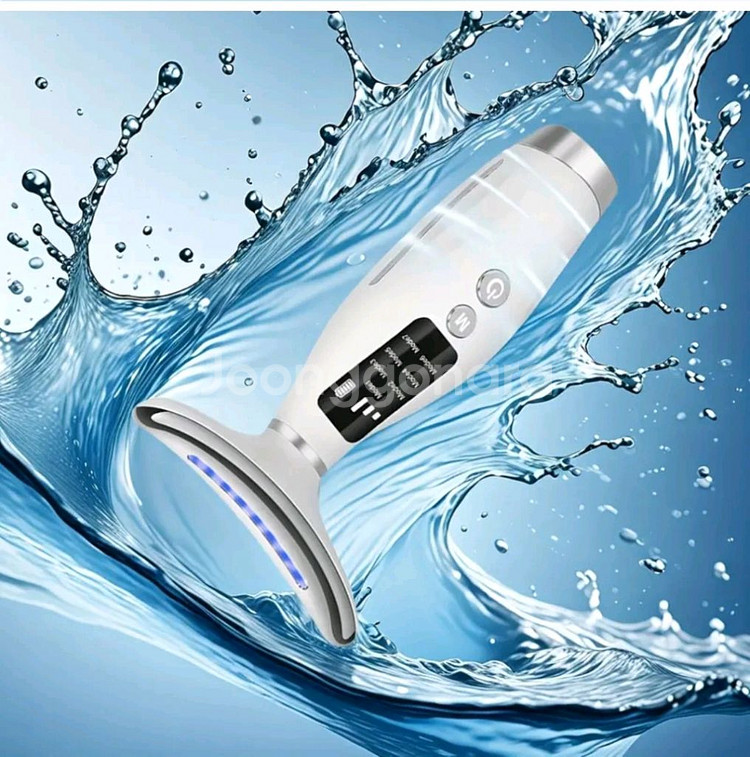 정품)여성을위한7색LED미용목스킨케어진동마사지기미개봉U--1