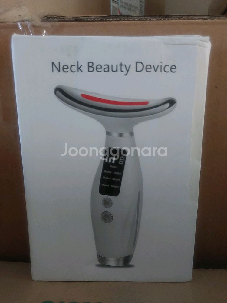 정품)여성을위한7색LED미용목스킨케어진동마사지기미개봉U--9