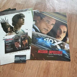 미션임파서블 데드레코닝 4DX포스터포토카드 볼펜아트카드
