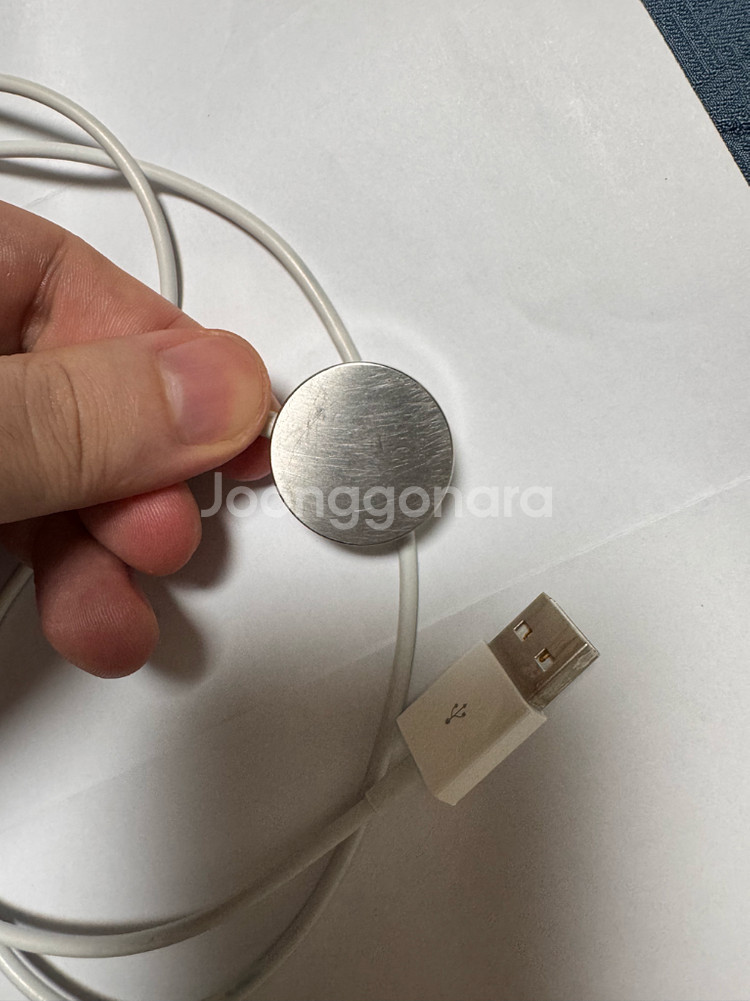 애플 정품 애플워치 충전 케이블--3
