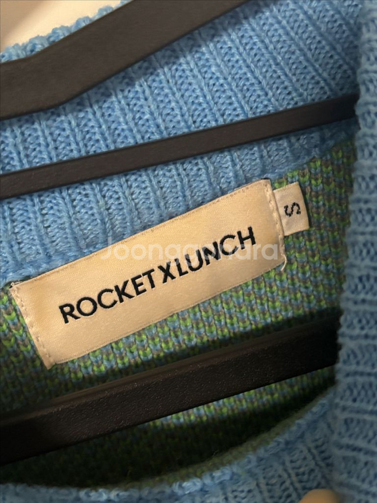 더 로켓 로켓런치 니트 free s 체크 자가드--3