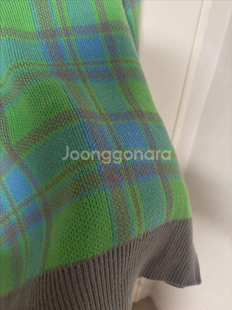 더 로켓 로켓런치 니트 free s 체크 자가드--4