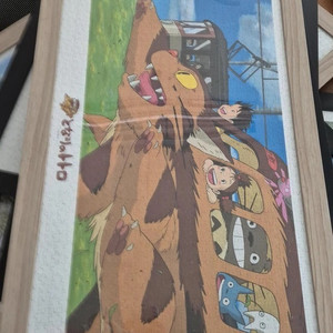 토토로 고양이버스 퍼즐 액자