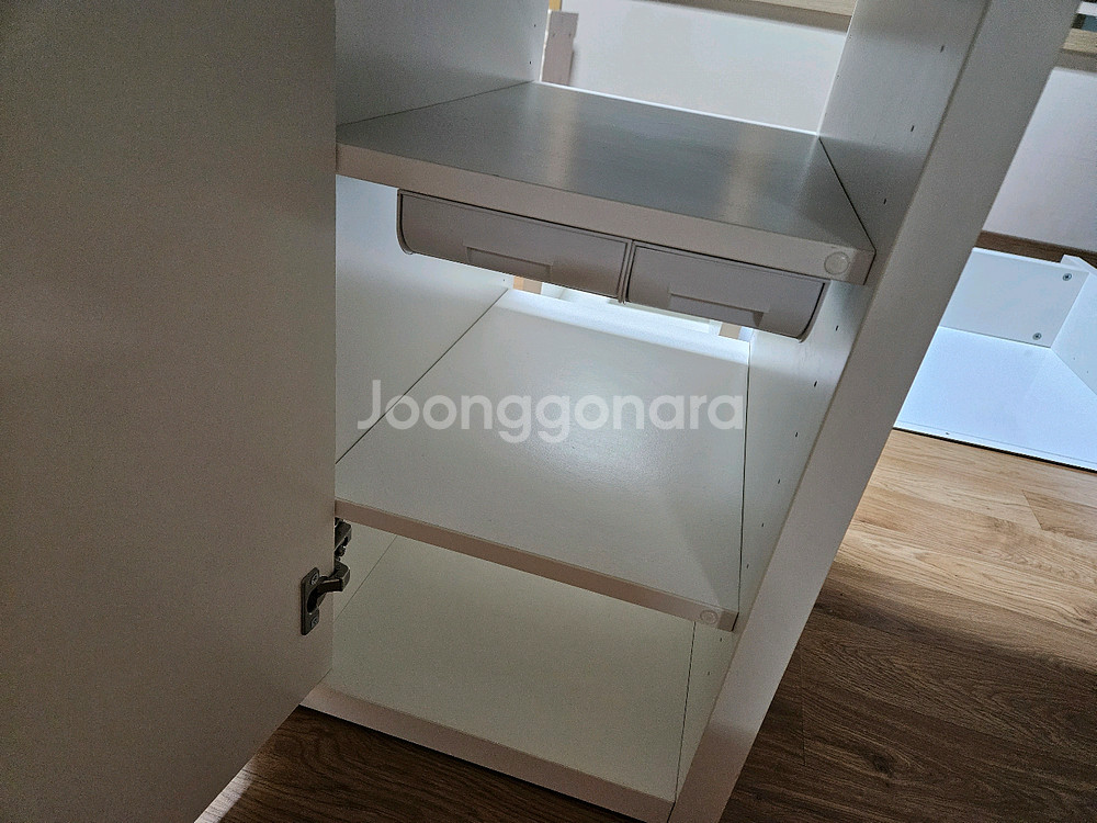 이케아 미케 워크스테이션 책상 화이트 105cm--1