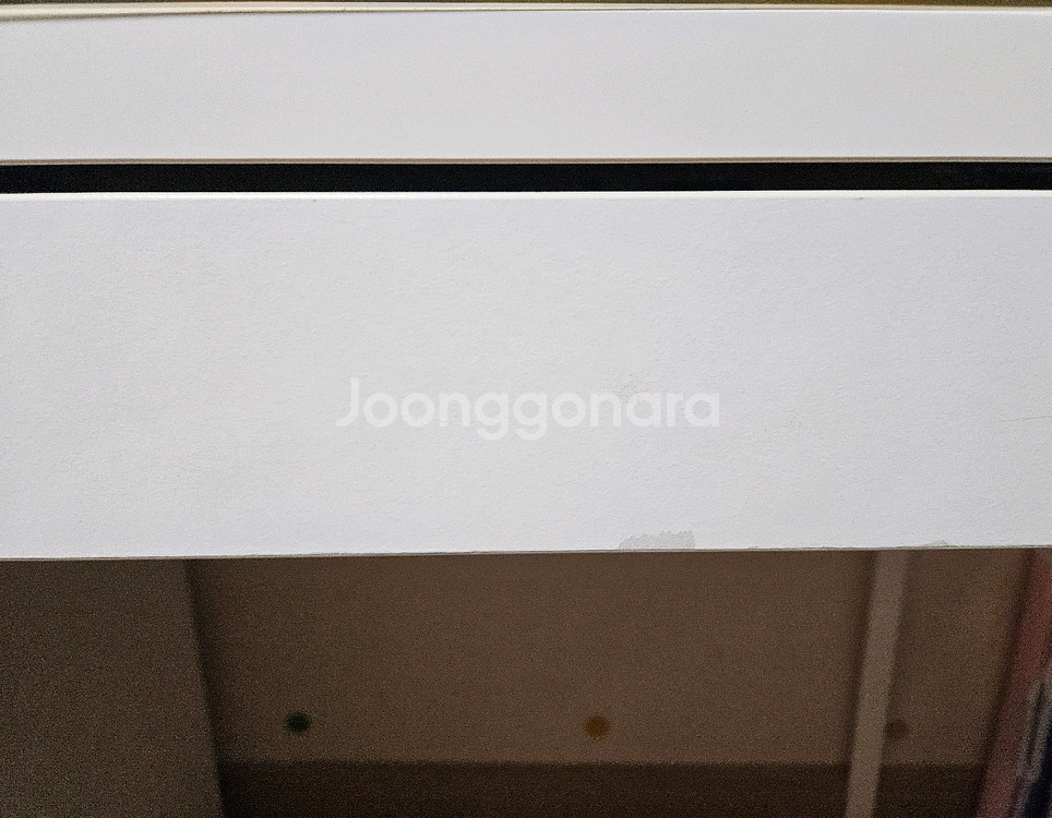 이케아 미케 워크스테이션 책상 화이트 105cm--9