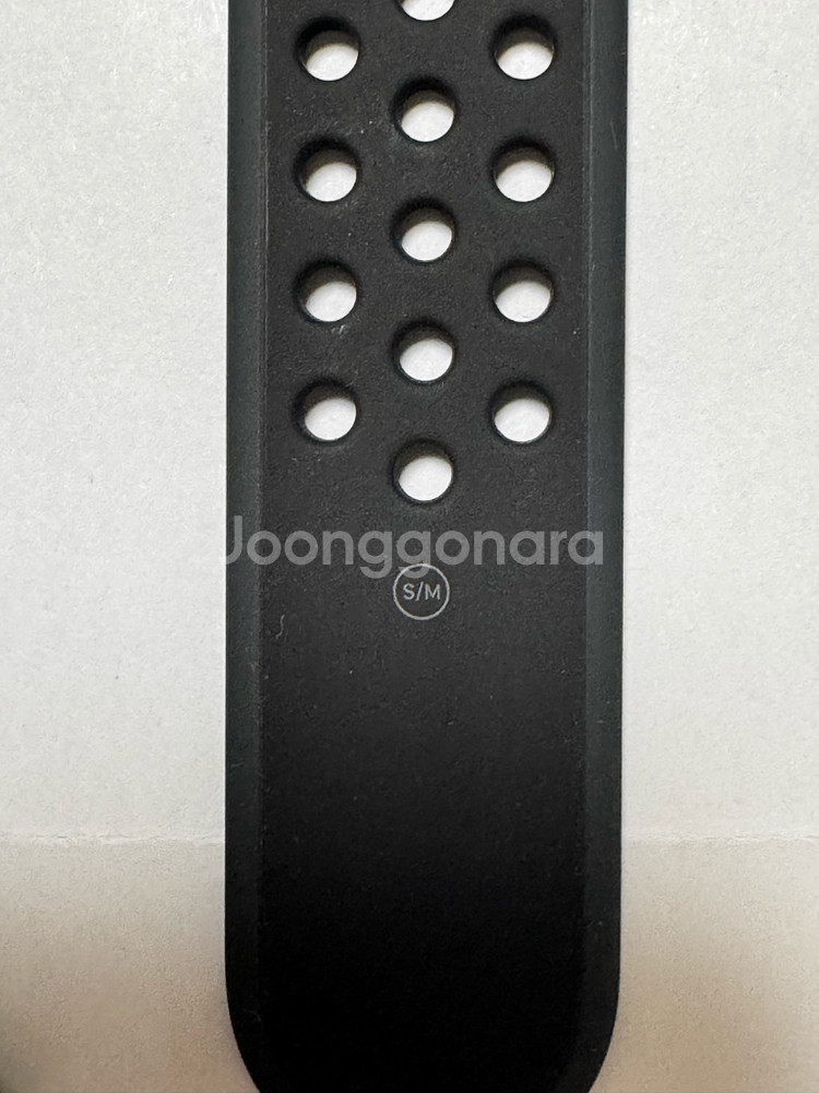 애플 정품 애플워치 스트랩 블랙 나이키 스포츠 44mm--3