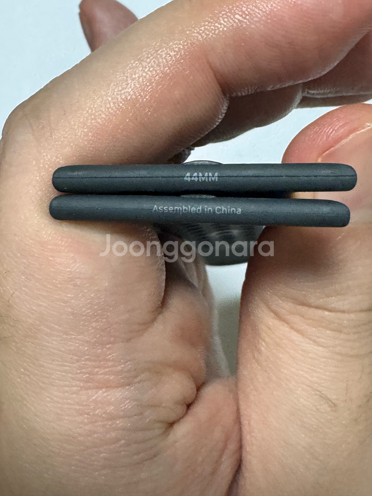 애플 정품 애플워치 스트랩 블랙 나이키 스포츠 44mm--5