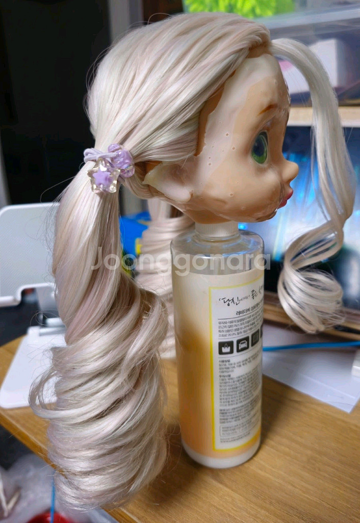 베이비돌 라푼젤 솜사탕 롤과 진금발브라운 롤 식모--5