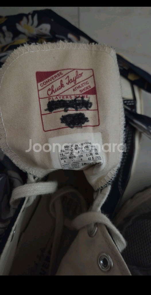컨버스 올스타 척테일러 70 블랙 하이 275mm--4