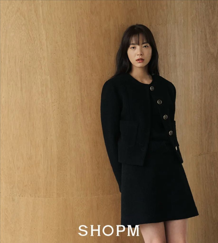 샵엠 두오모 스커트 블랙 S--1