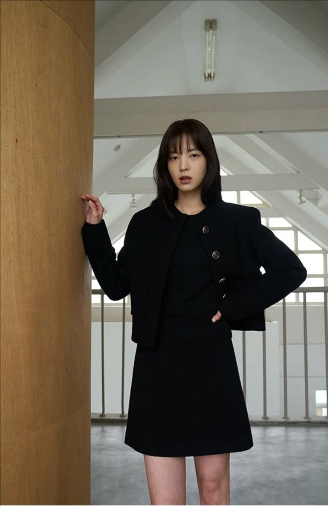 샵엠 두오모 스커트 블랙 S--3