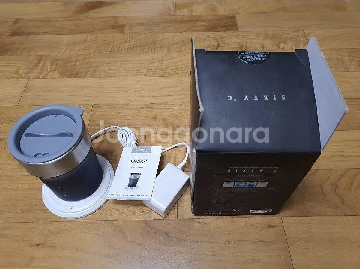 HSWP-C100R 무선 보온 텀블러 + 무선 충전기--0