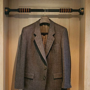 브라운 트위드 모직자켓 XL