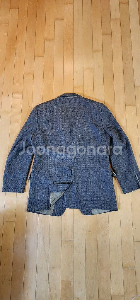 브라운 트위드 모직자켓 XL--4