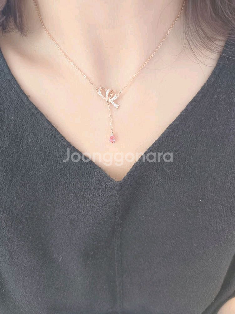 (새상품) 스와로브스키 목걸이--8