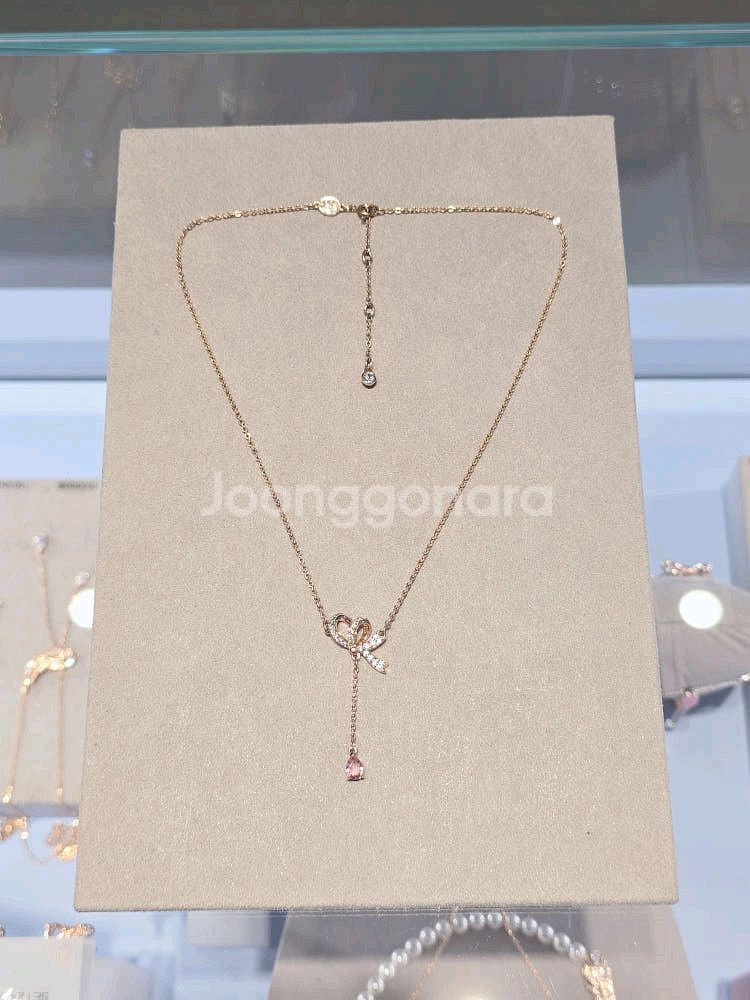 (새상품) 스와로브스키 목걸이--4