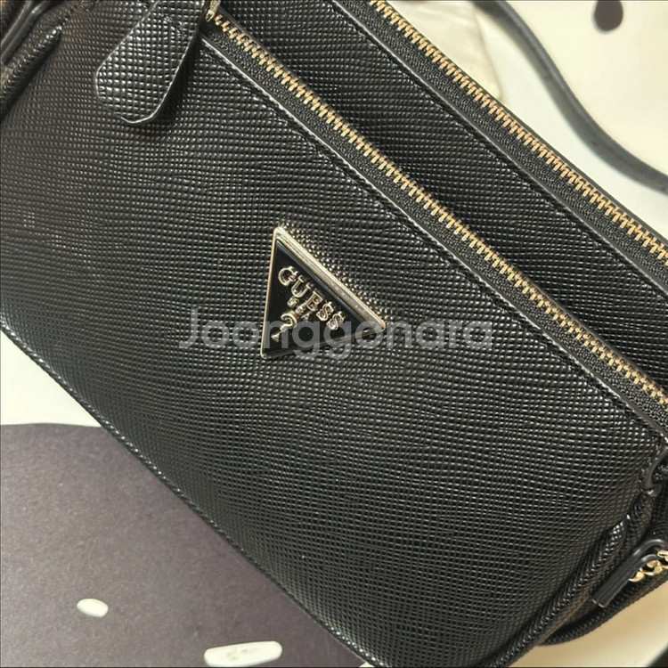 게스 듀얼 숄더백 블랙--1