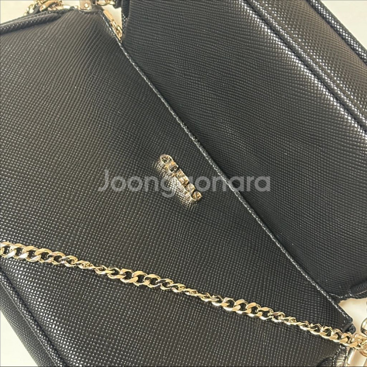 게스 듀얼 숄더백 블랙--4