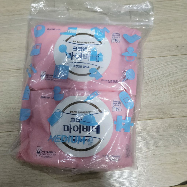마이비데 화장실 물티슈 40매 2개 출산가방 준비--3