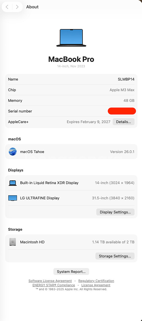 맥북프로 14인치 M3 MAX 48G 2TB 애케플--2