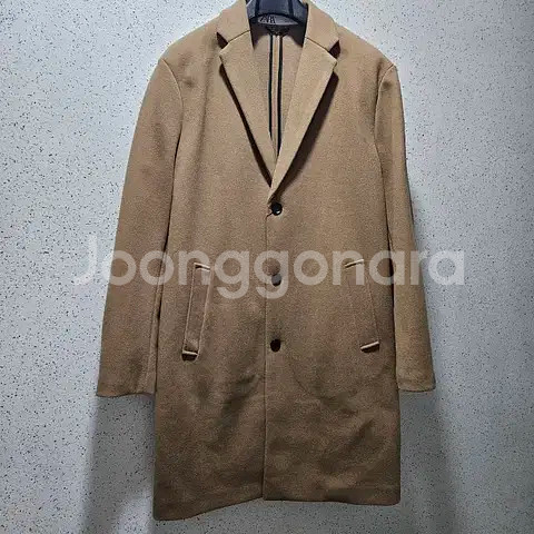 L) 자라 브라운 카멜 베이직 싱글코트 5070 301--1