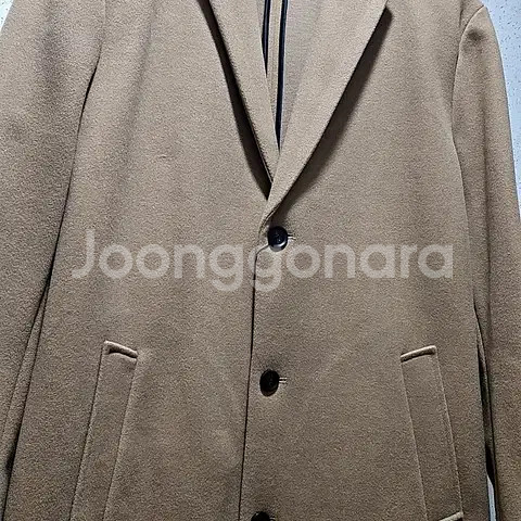 L) 자라 브라운 카멜 베이직 싱글코트 5070 301--3