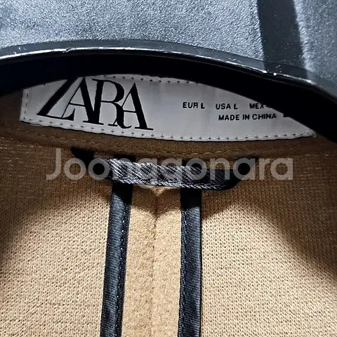 L) 자라 브라운 카멜 베이직 싱글코트 5070 301--4