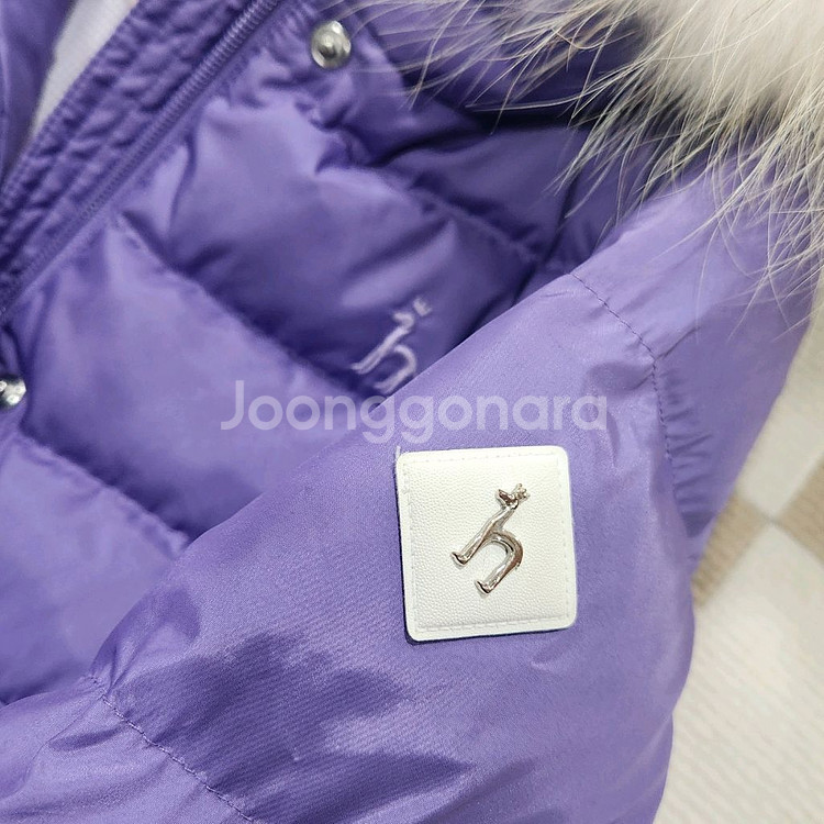 헤지스 키즈 퍼플 패딩 130(8-9Y)--4