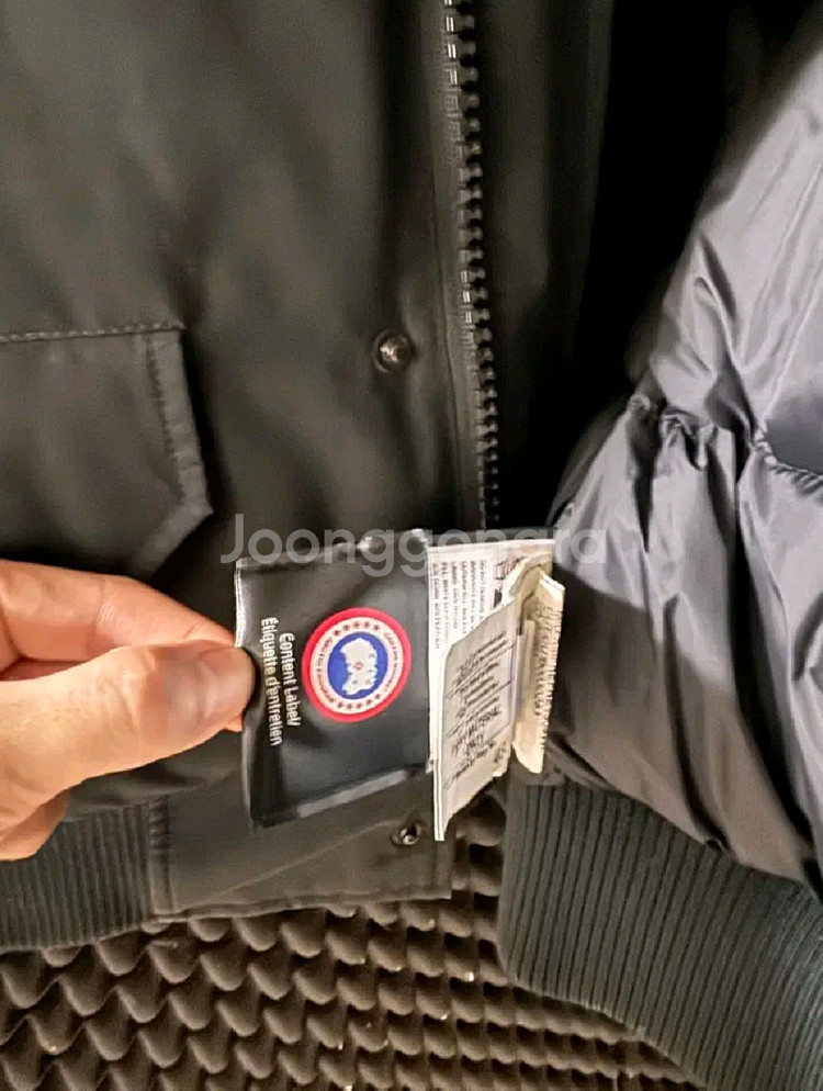 캐나다구스 칠리왁 봄버 블랙 한국사이즈L--9