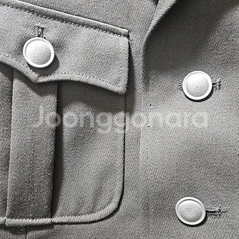 48) 빈티지 독일군 정복 예복 야전 상의 자켓--4