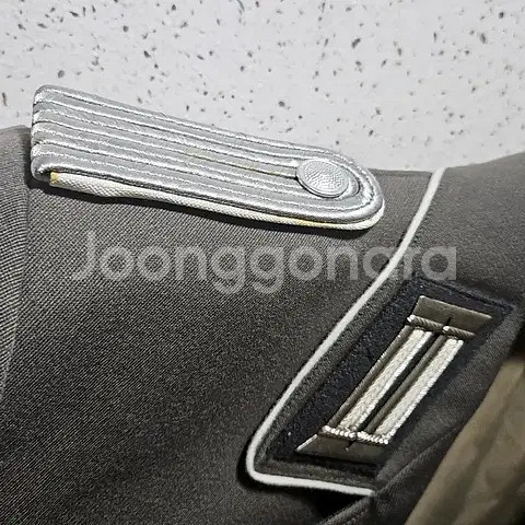 48) 빈티지 독일군 정복 예복 야전 상의 자켓--5
