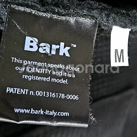 M) 바크 BARK 헤비울 후드 니트 더플 코트 블랙--6